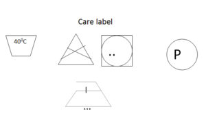 cotton care label jeans