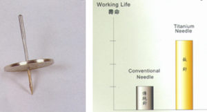 Features Titanium Needles