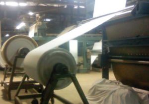 Thermosol Dyeing Machine - Fabric inlet section