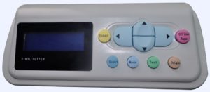 Buttons of cutting plotter