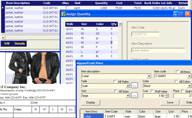 Inventory for Clothing Software