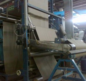 Pad Steam Dyeing Machine - Fabric outlet