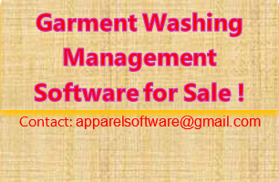 Garment Washing Management Software for Sale