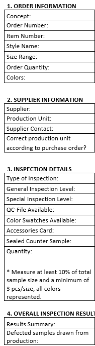 Fabric Inspection Report Format In Excel Sample Excel Templates ...